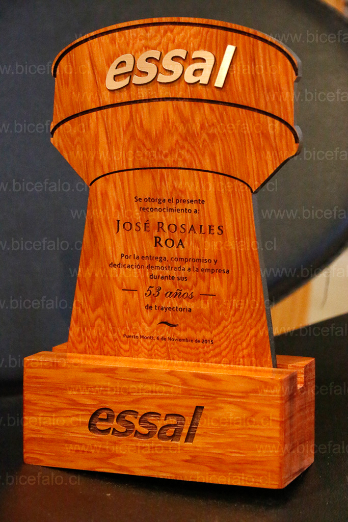 Trofeo de madera essal