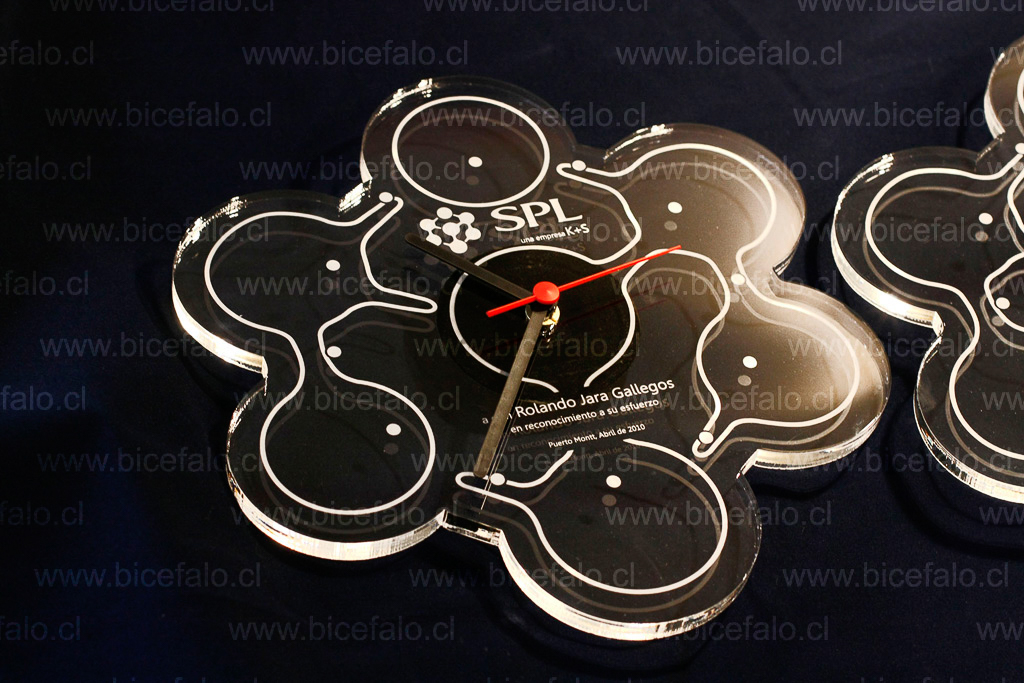 Reloj acrílico SPL